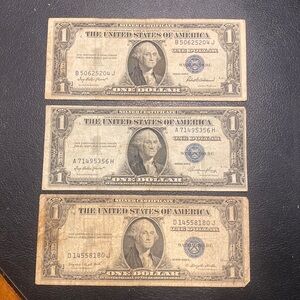 One dollar silver certificate 1935